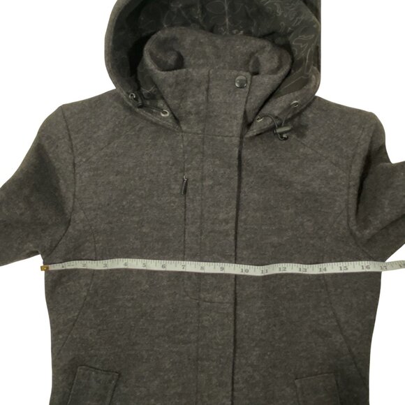 Icebreaker 380 Pure Plus Merino Wool Hooded Jacket Womens Gray Softshell outdoor - Picture 10 of 12